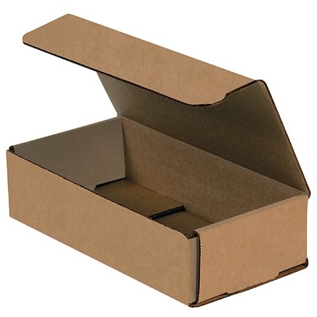 Box Packaging Corrugated Mailers, 8"L x 4"W x 2"H, Kraft M842K